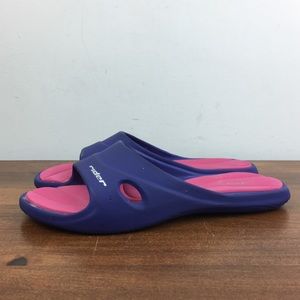 RIDER GRENDENE Women’s Slides Sandals Purple Pink Size 6 EU 37 Comfort.